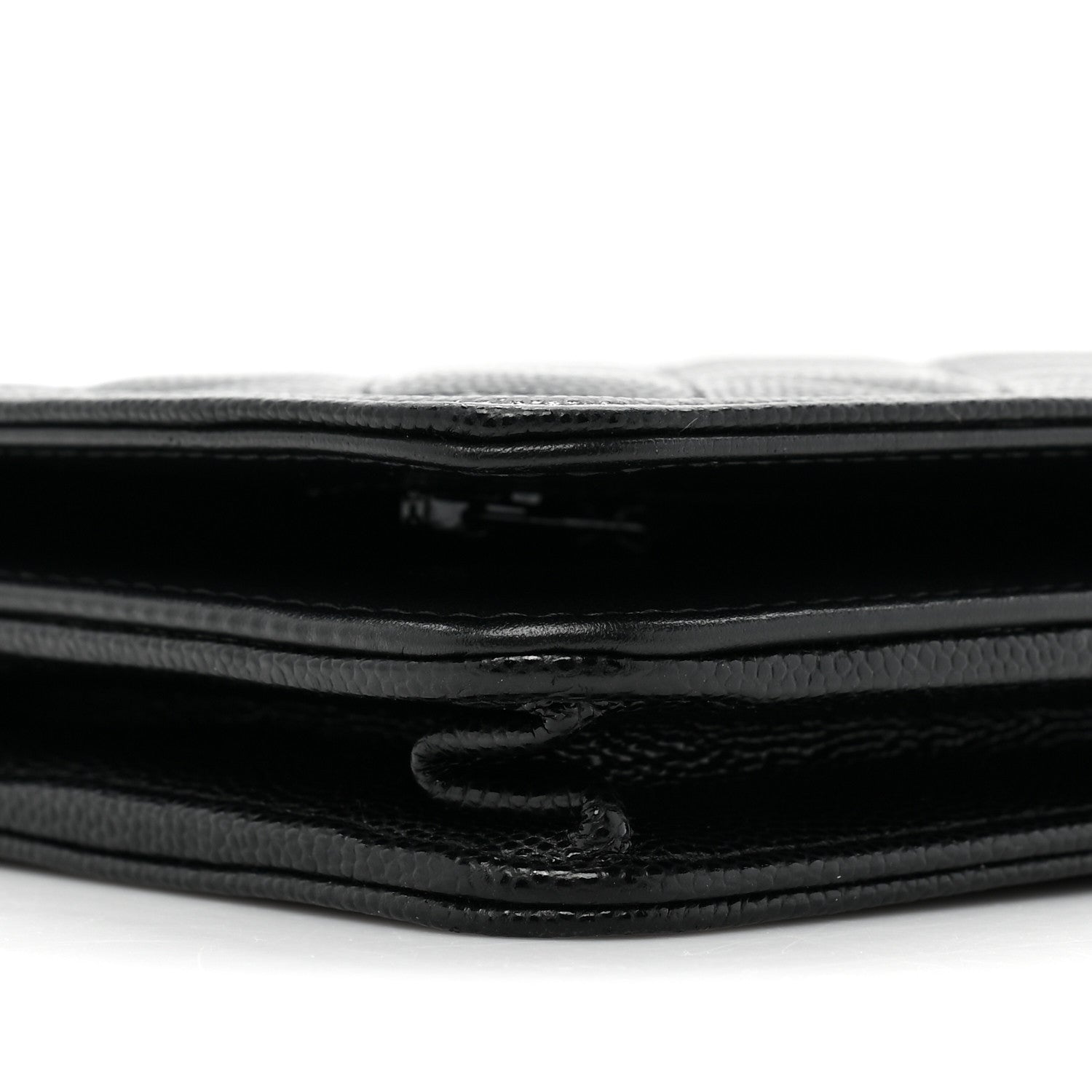 Chanel Caviar Quilted Boy Clutch With Chain Black 12 of 14