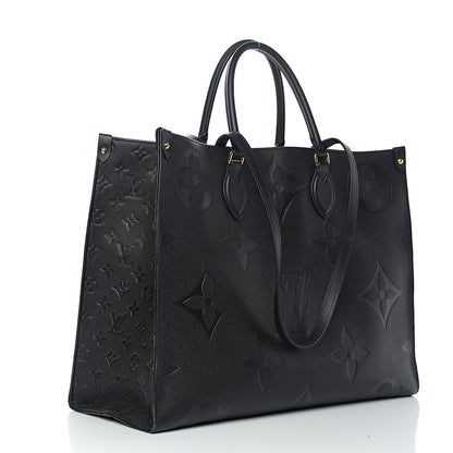 Louis Vuitton Empreinte Monogram Giant Onthego GM Black 2 of 8
