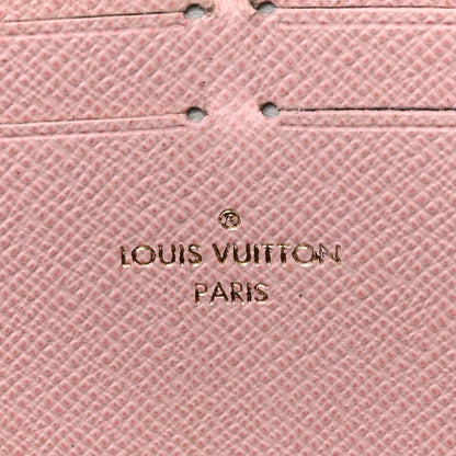 Louis Vuitton Damier Ebene Clemence Wallet Rose Ballerine 6 of 9