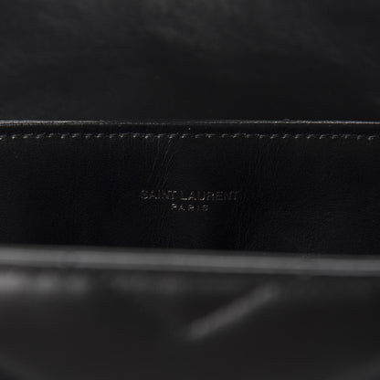 Saint Laurent Calfskin Y Quilted Monogram Medium Loulou Chain Satchel Black 9 of 11