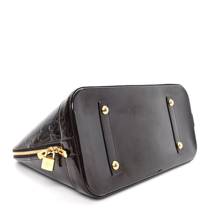 Louis Vuitton Vernis Alma GM Amarante 4 of 11