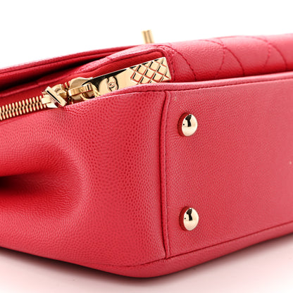 Chanel Caviar Quilted Medium Business Affinity Flap Red 10 of 11