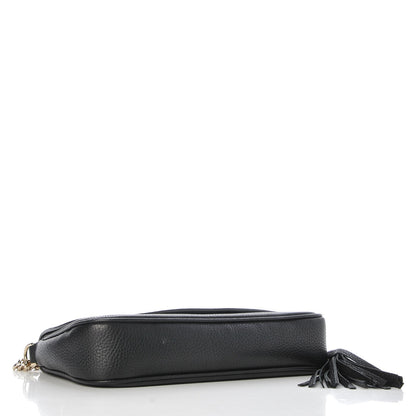 Gucci Pebbled Calfskin Medium Soho Flap Crossbody Black 5 of 8