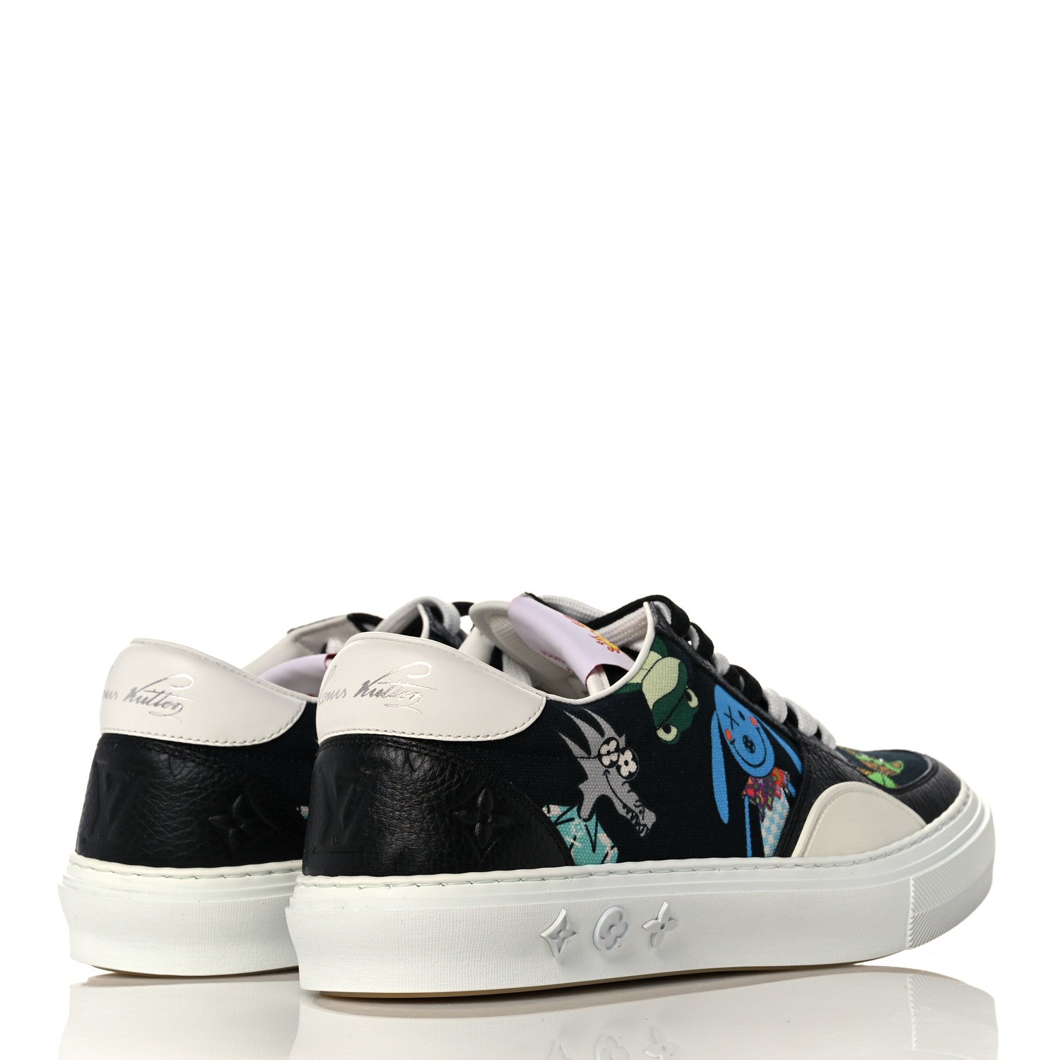 Louis Vuitton Mens LV Ollie & Friends Sneakers 6.5 Black 4 of 11