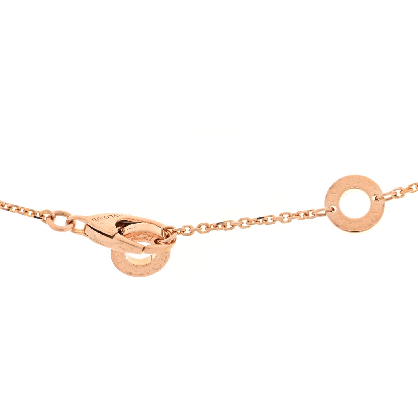 18K Rose Gold Diamond Mother of Pearl Small Divas' Dream Pendant Necklace