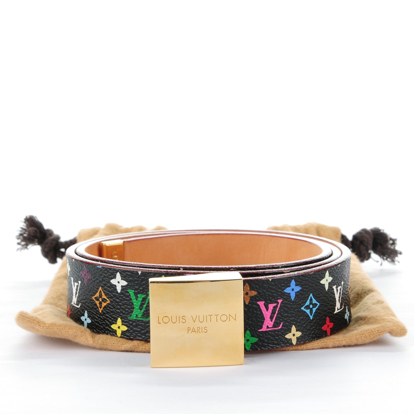 Monogram Multicolor Ceinture Belt 80 32 Black