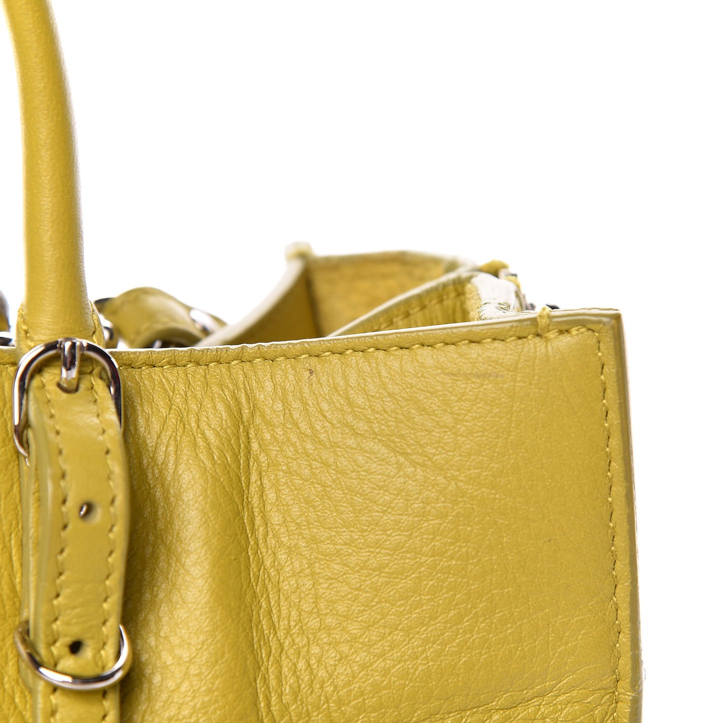 Calfskin Papier Mini A4 Jaune Citronnade