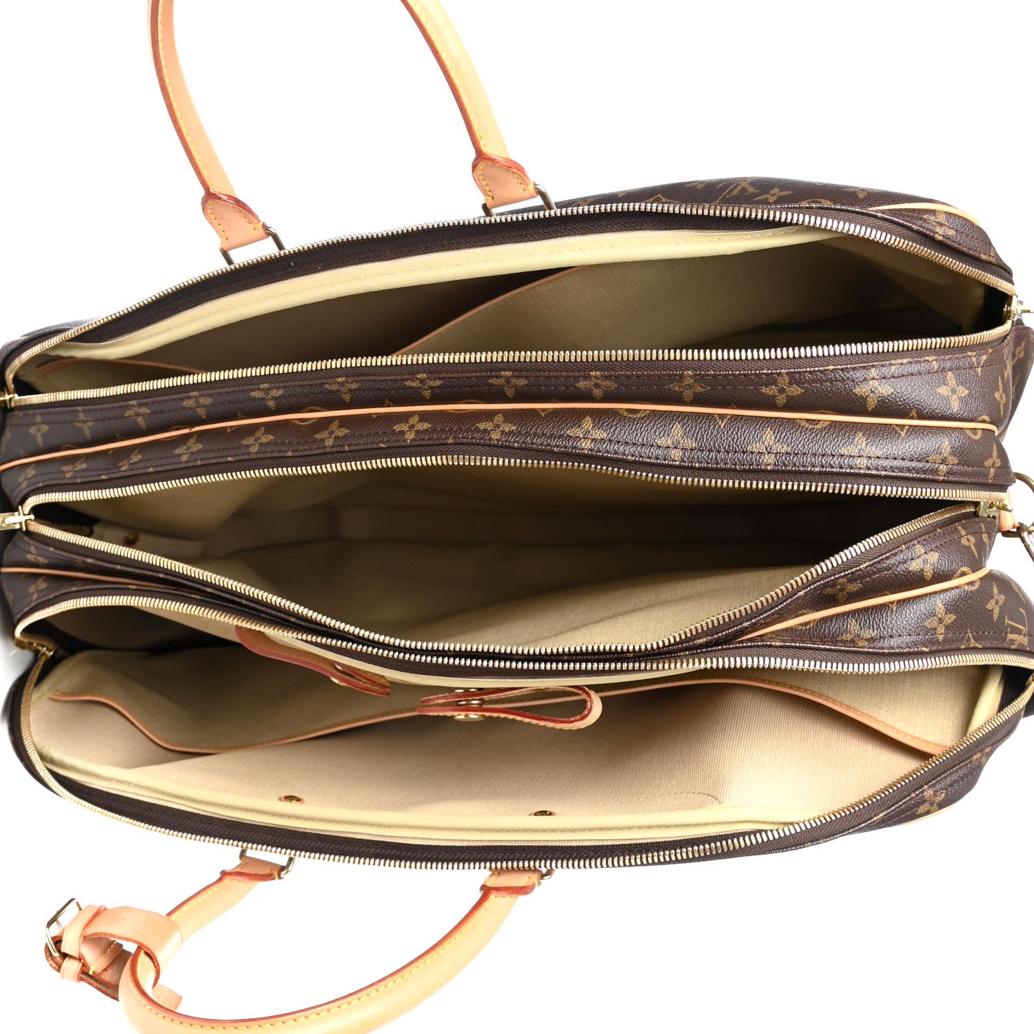 Louis Vuitton Monogram Alize 3 Compartment Bag 4 of 4