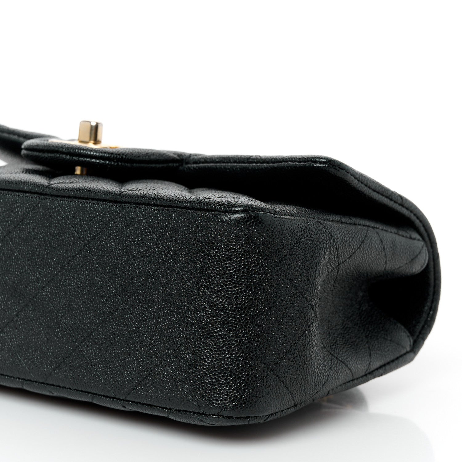 Chanel Caviar Quilted Mini Top Handle Rectangular Flap Black 11 of 12