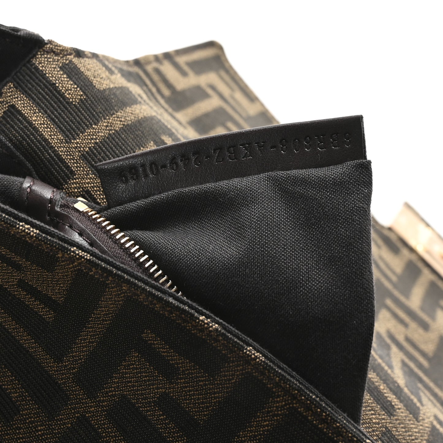 Fabric Jacquard FF 1974 Multipocket Baguette Tobacco Moro