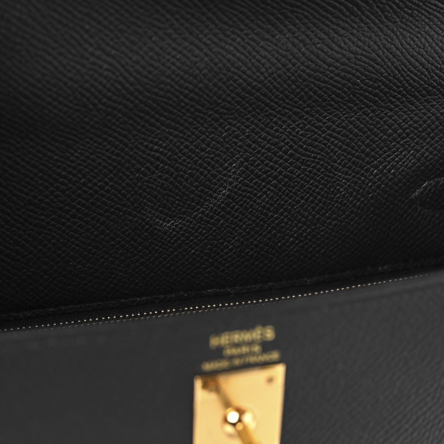 Hermes Epsom Kelly Sellier 25 Black 13 of 14