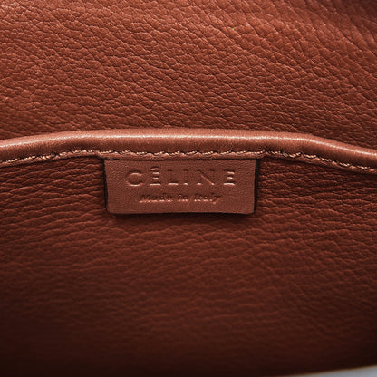 Celine Smooth Calfskin Nano Luggage Sienna 7 of 13