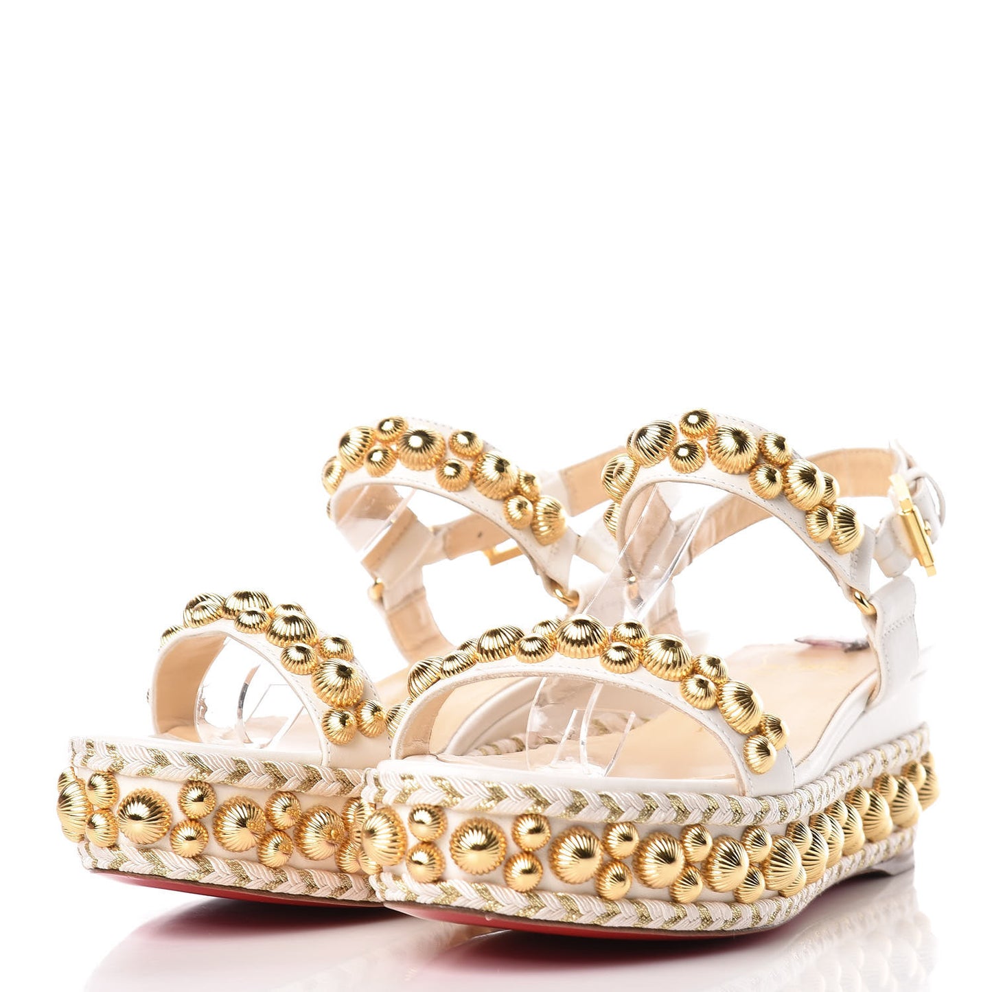 Shiny Nappa Rondaclou 60 Platform Sandals 36 Latte