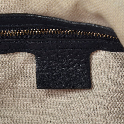 Gucci Pebbled Calfskin Large Soho Hobo Dark Blue 8 of 12