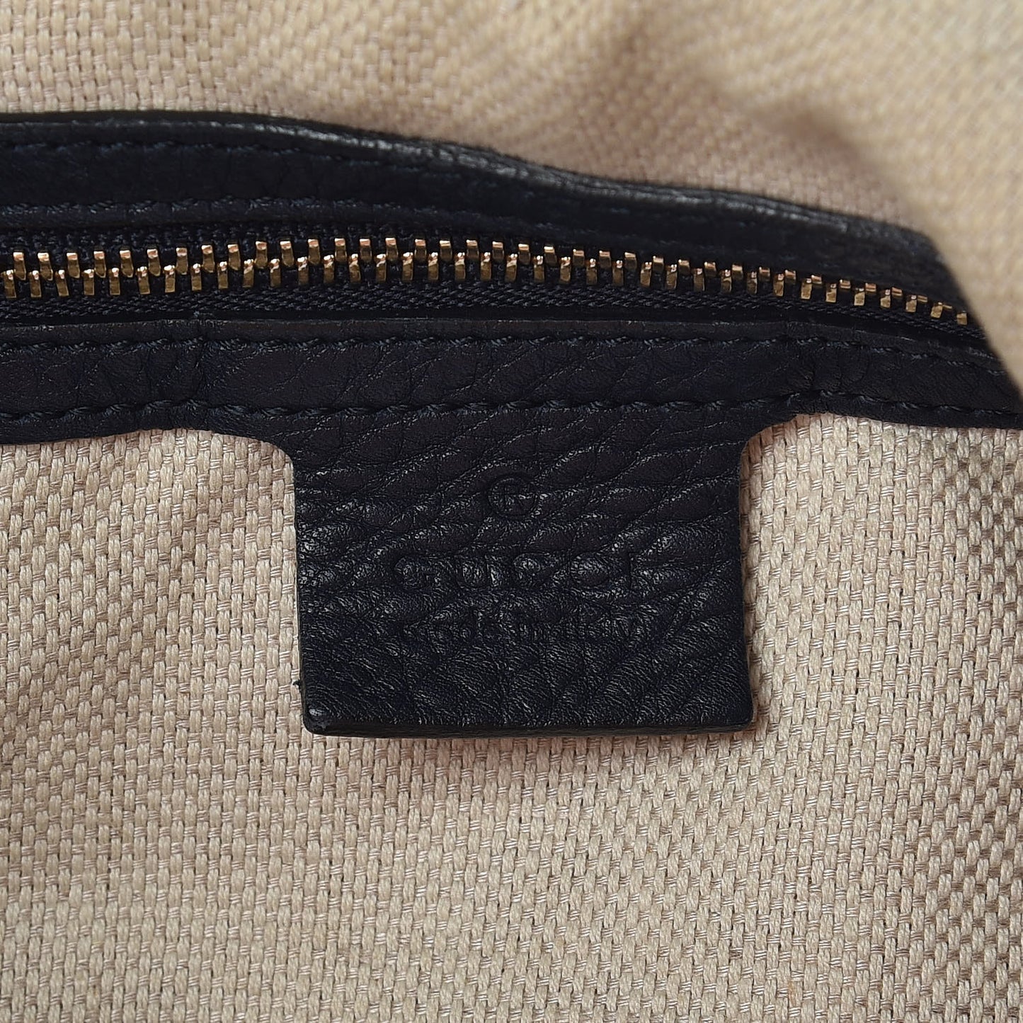 Pebbled Calfskin Large Soho Hobo Dark Blue