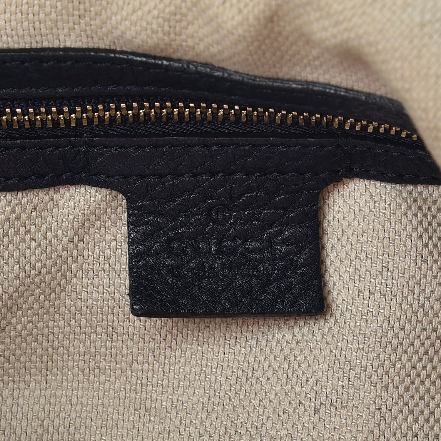 Gucci Pebbled Calfskin Large Soho Hobo Dark Blue 8 of 15