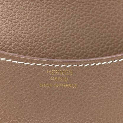 Hermes Evercolor Constance Slim Wallet Etoupe 7 of 9