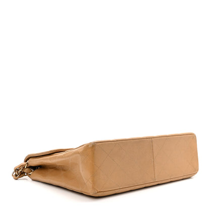 Chanel Caviar Quilted Jumbo Single Flap Beige 4 of 14