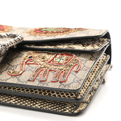 Gucci GG Supreme Monogram Elaphe Elephant Embroidered Small Dionysus Shoulder Bag 6 of 15