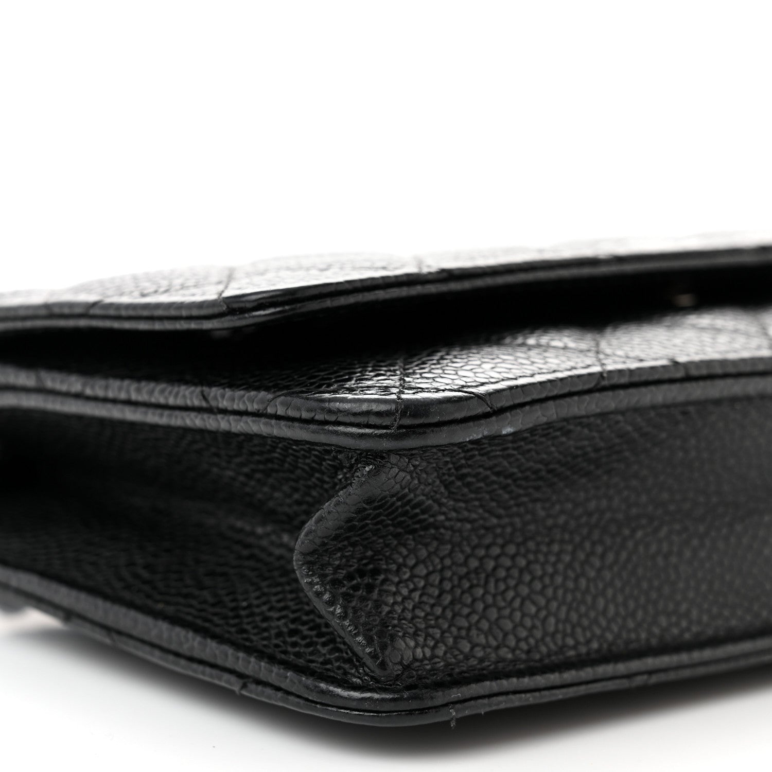 Chanel Caviar Quilted Wallet on Chain WOC Black 10 of 11