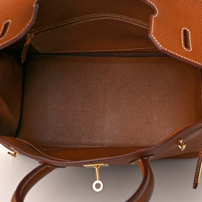 Hermes Togo Birkin 35 Gold 5 of 10