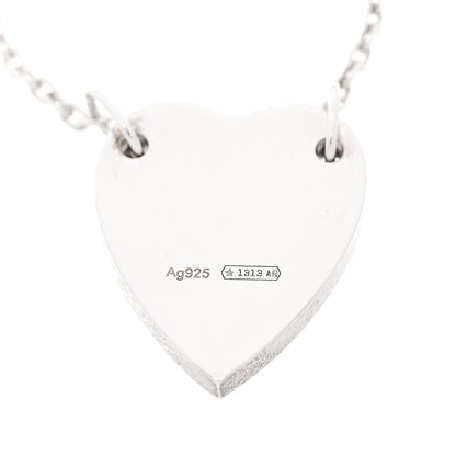 Gucci Sterling Silver Trademark Heart Bracelet 5 of 5