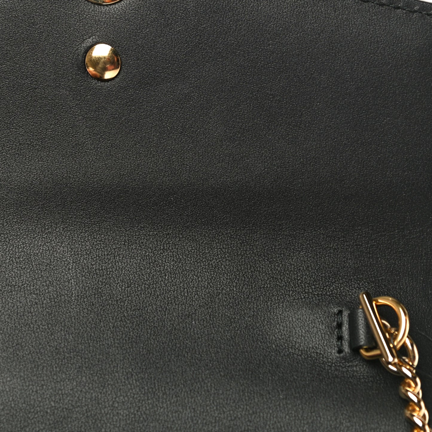 Calfskin Super Mini Sylvie Chain Shoulder Bag Black