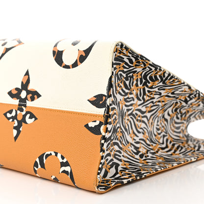 Louis Vuitton Monogram Giant Jungle Onthego GM Ivory 10 of 11