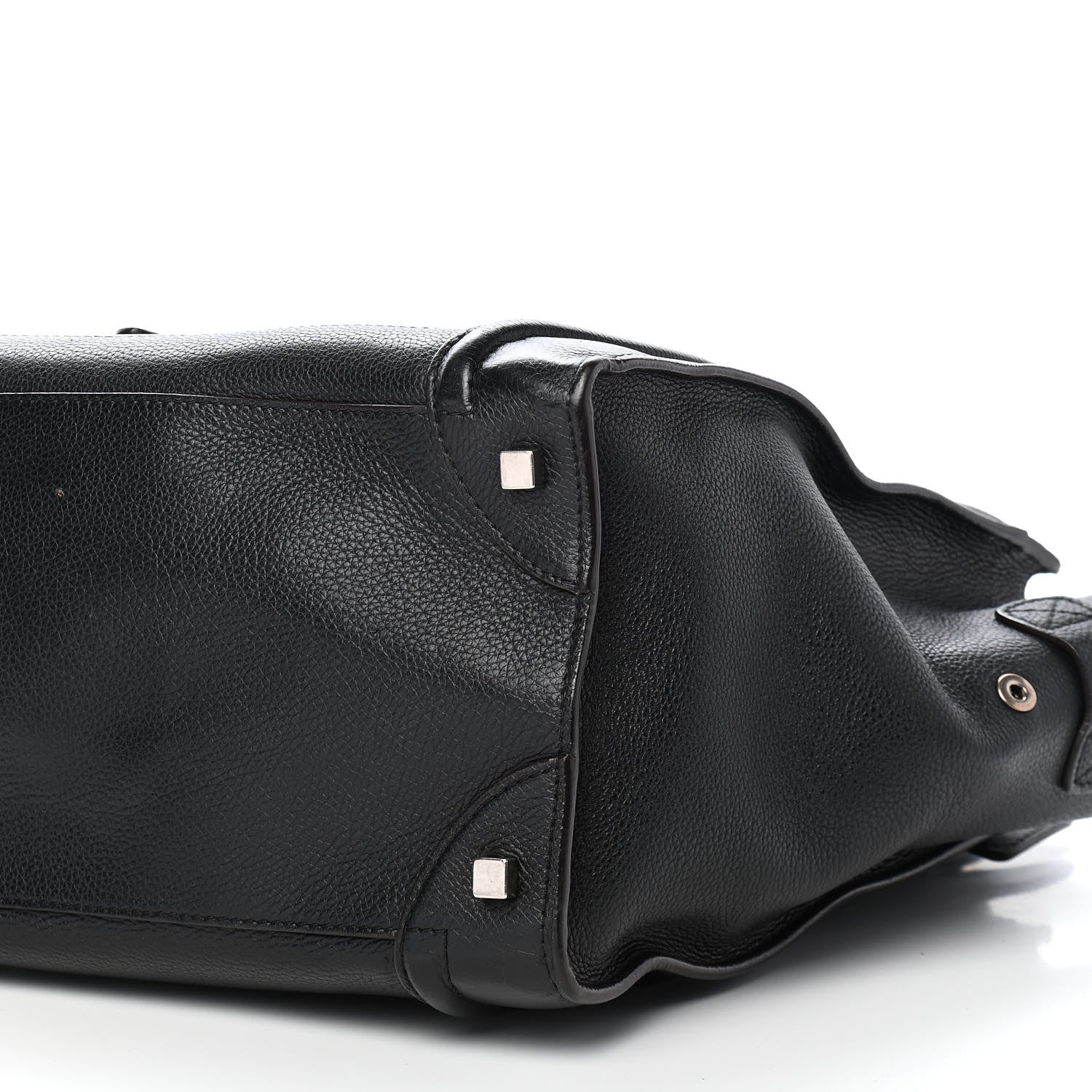 Celine Drummed Calfskin Mini Luggage Black 12 of 12