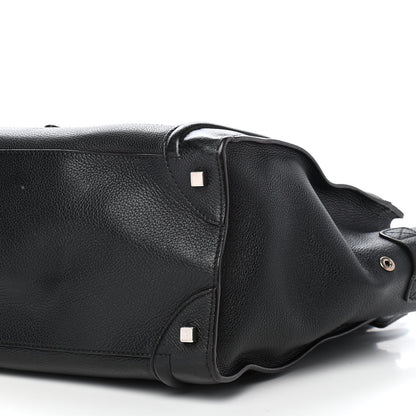 Celine Drummed Calfskin Mini Luggage Black 12 of 12