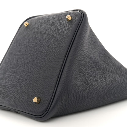Hermes Taurillon Clemence Picotin Lock 22 MM Bleu Nuit 10 of 10