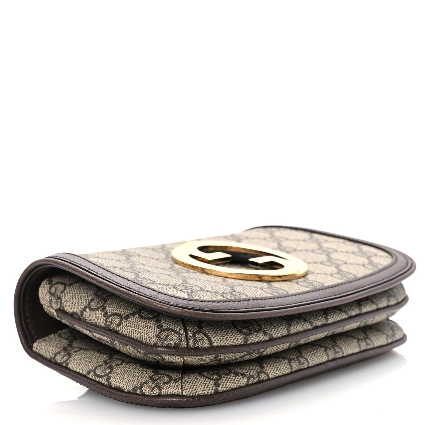 GG Supreme Monogram Textured Dollar Calfskin Blondie Belt Bag 90 36 Beige Ebony New Acero