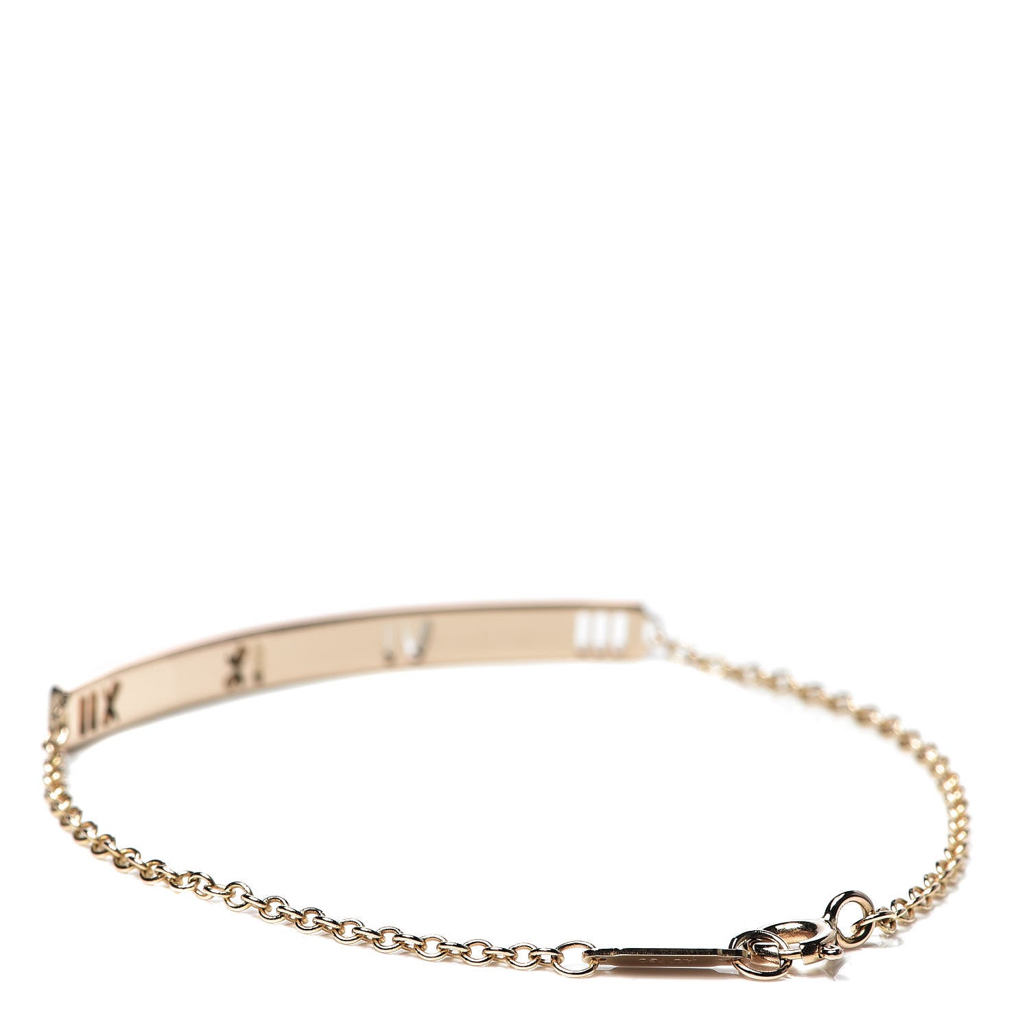 Tiffany 18K Rose Gold Diamond Atlas Bar Pierced Bracelet 3 of 7