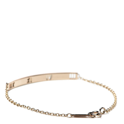 Tiffany 18K Rose Gold Diamond Atlas Bar Pierced Bracelet 3 of 7