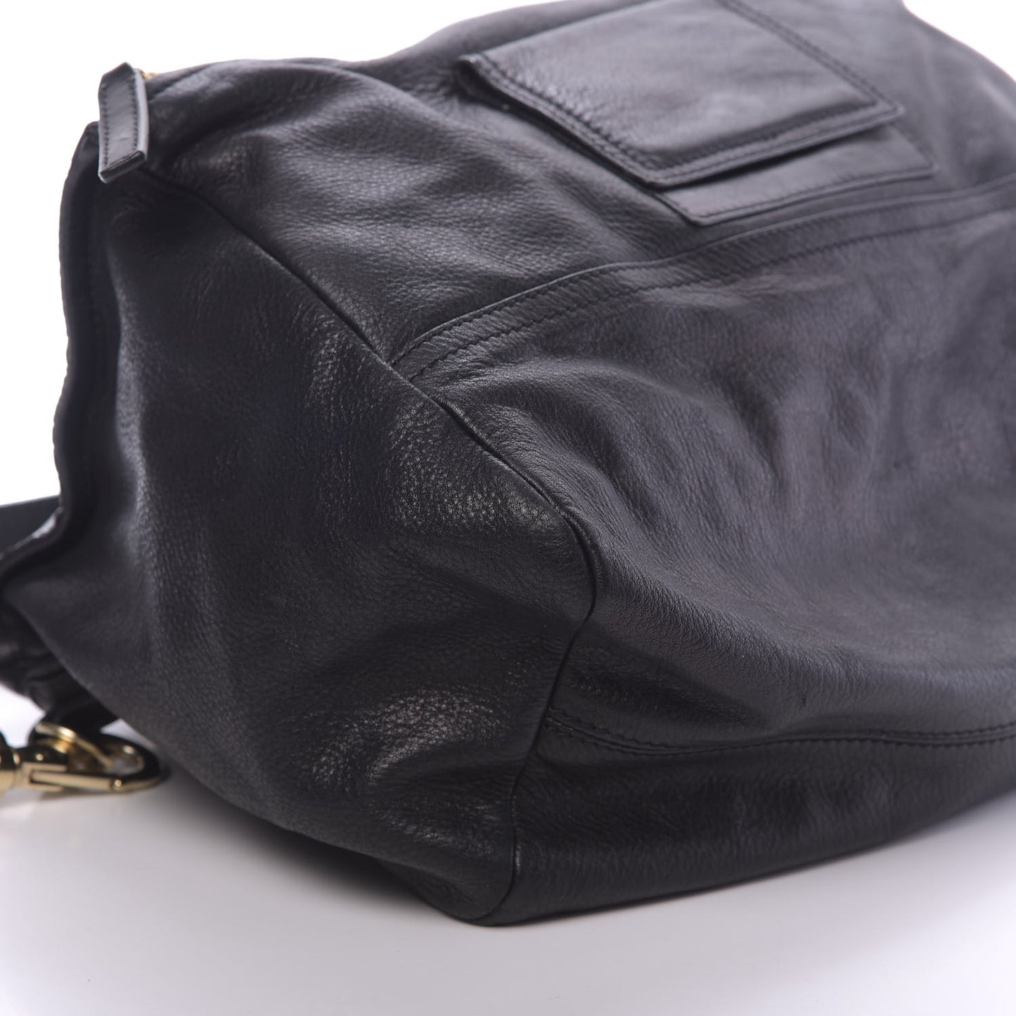 Sugar Goatskin Large Pandora Black