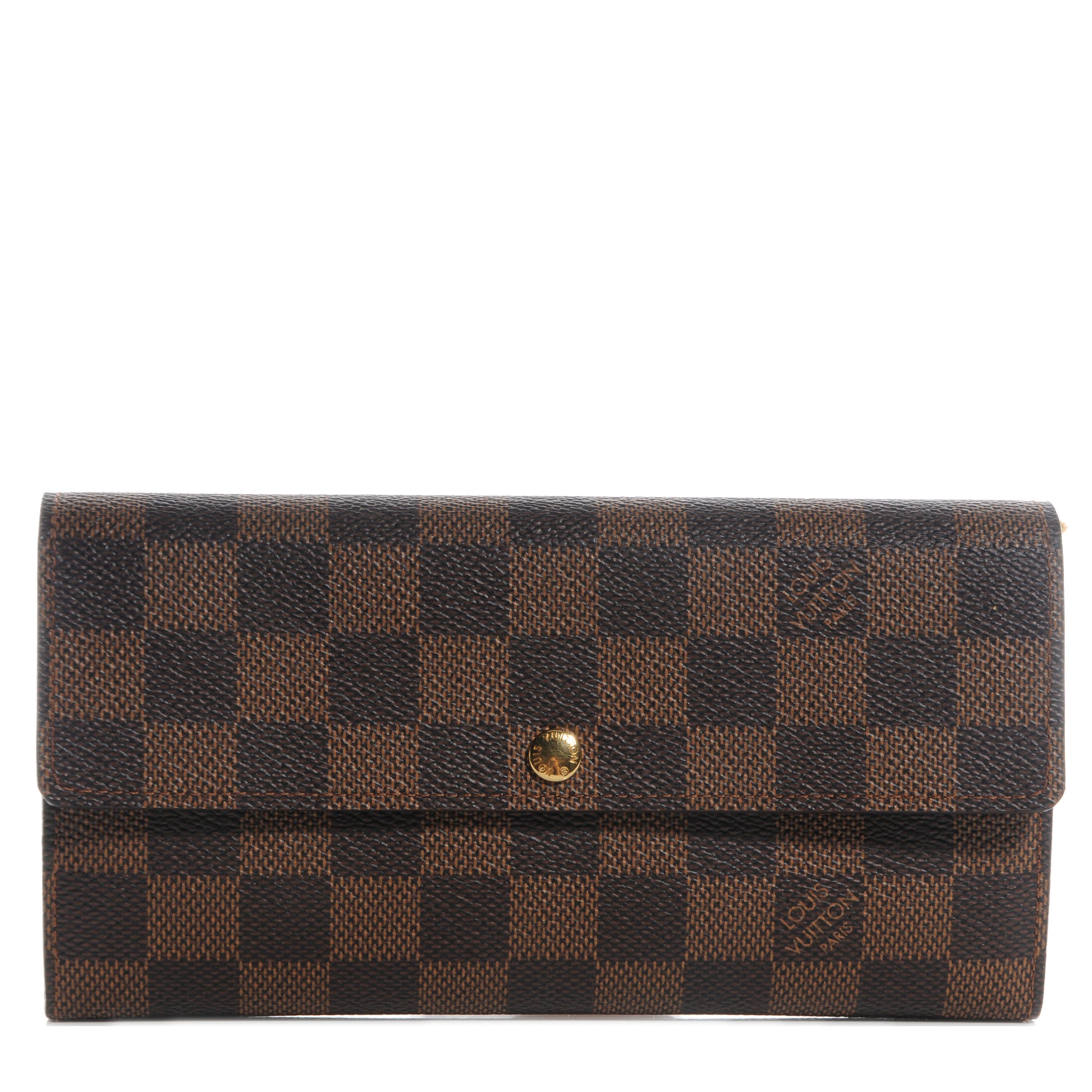 Louis Vuitton Damier Ebene Sarah Wallet 1 of 7