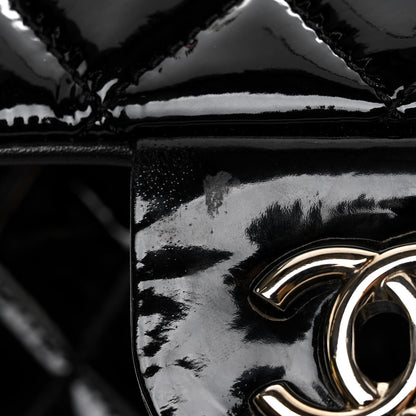 Chanel Patent Quilted Jumbo Single Flap Black 11 of 11