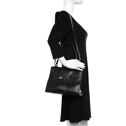 Prada City Calf Ribbon Shoulder Bag Black 2 of 14
