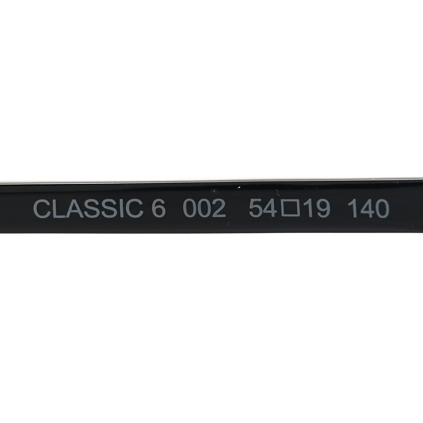 Classic 6 Sunglasses Black