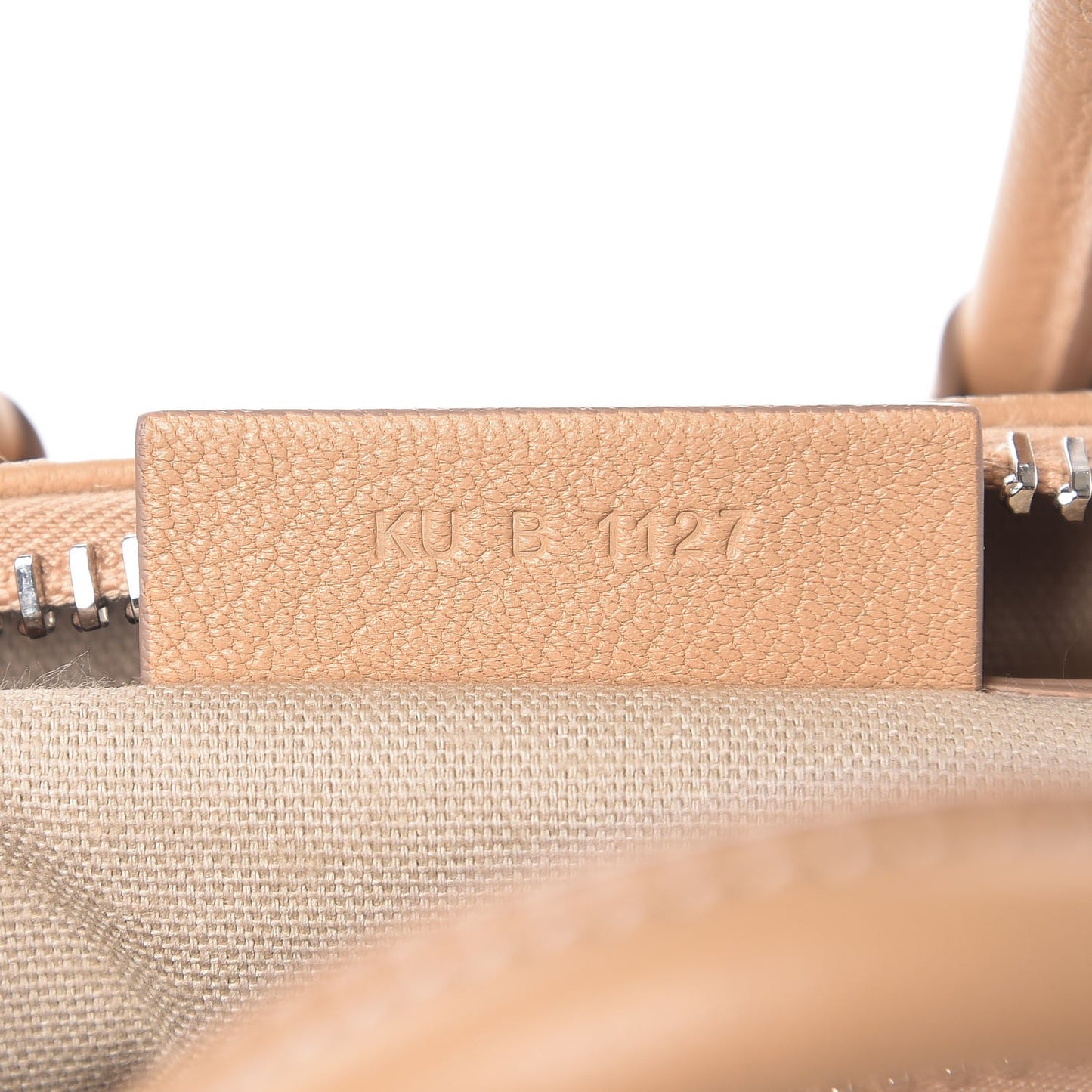 Sugar Goatskin Mini Antigona Light Beige