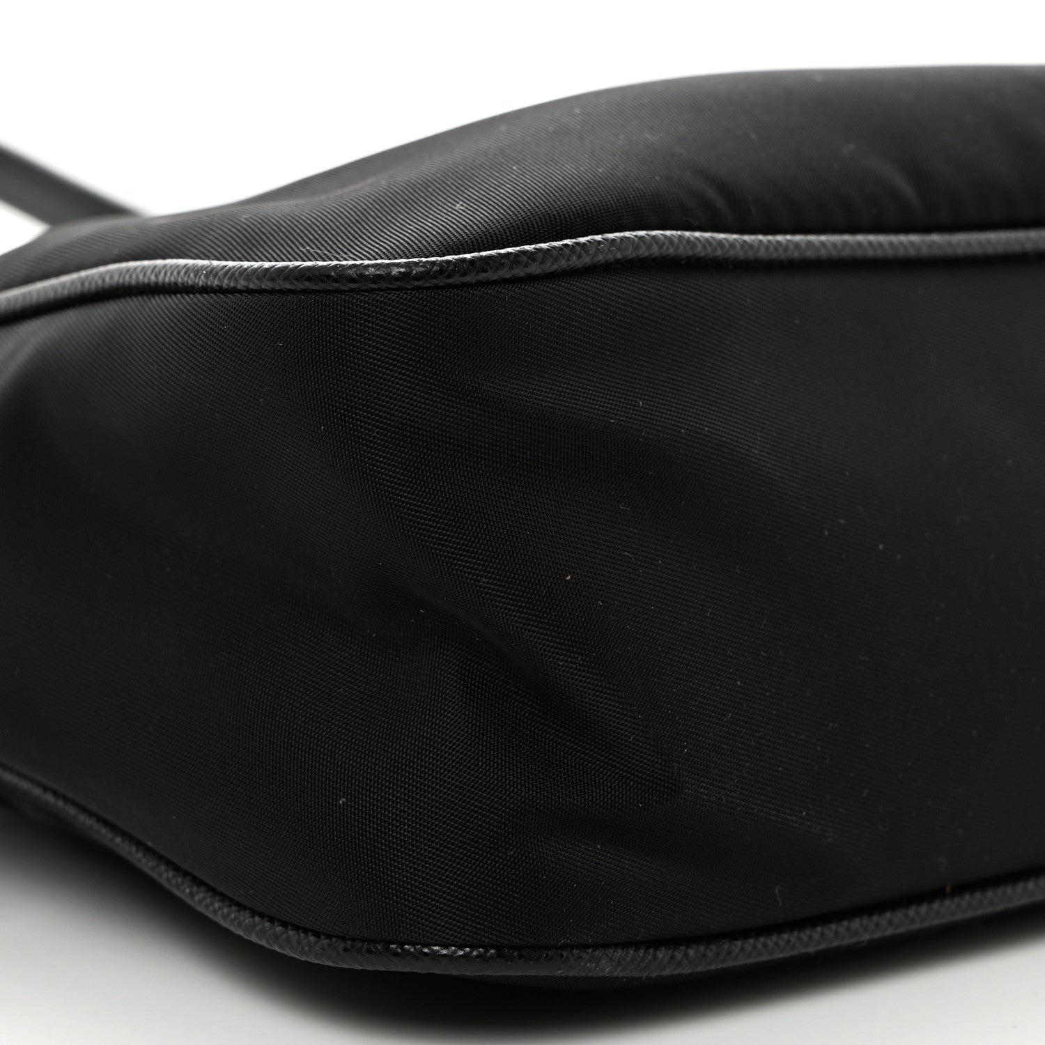 Prada Tessuto Nylon Saffiano Mini Re-Edition 2005 Bag Black 9 of 10