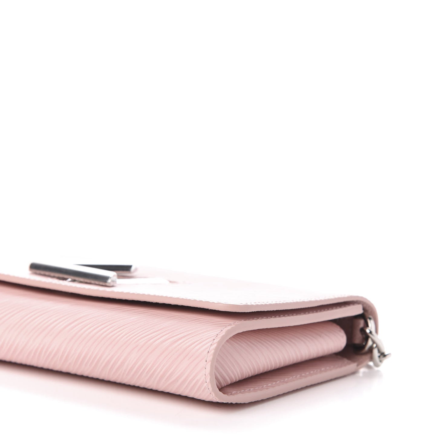 Epi Twist Chain Wallet Rose Ballerine