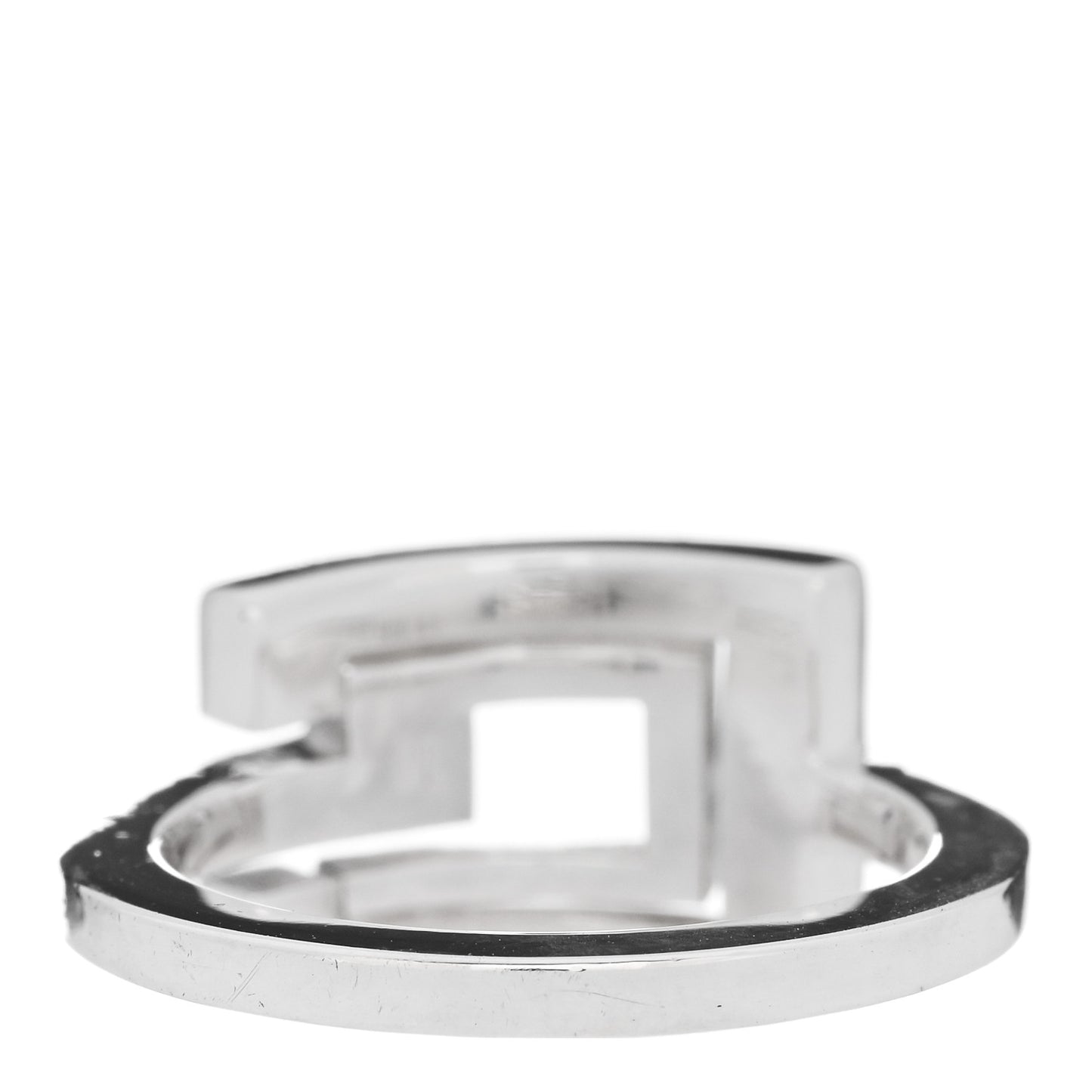Sterling Silver G Cutout Band Ring 51 5.75