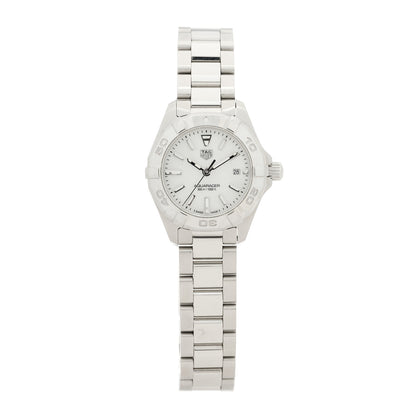 Tag Heuer Stainless Steel Mother of Pearl 27mm Aquaracer Lady Quartz Watch WBD1411 1 of 4