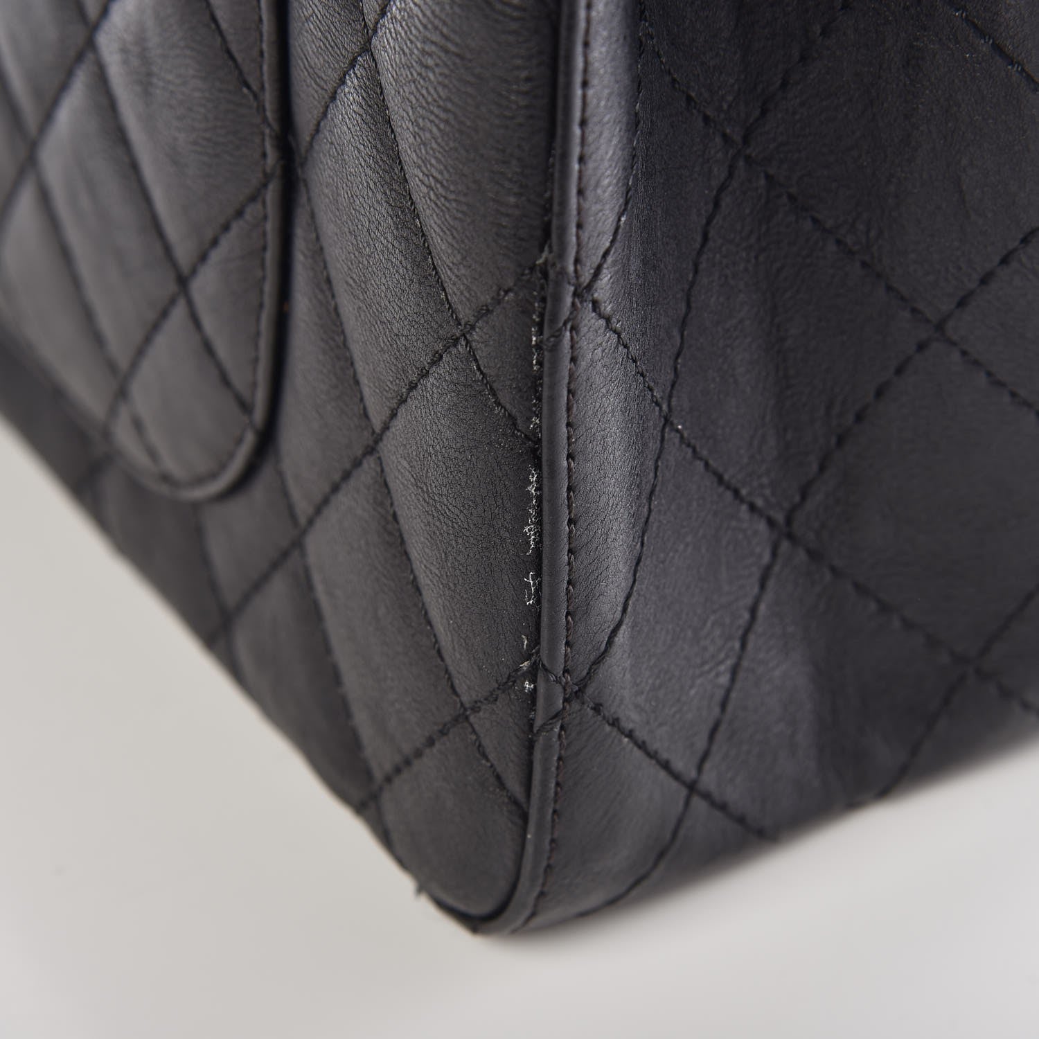 Chanel Crumpled Calfskin Quilted 2.55 Reissue 227 Flap So Black 11 of 15