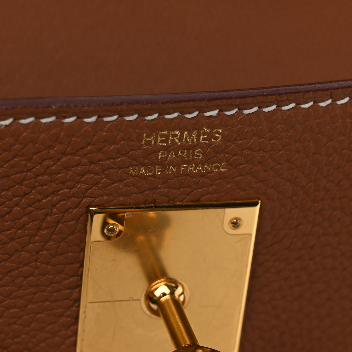 Hermes Togo Kelly Retourne 28 Gold 6 of 12
