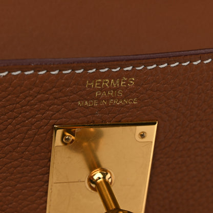 Hermes Togo Kelly Retourne 28 Gold 6 of 12