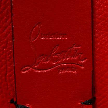 Christian Louboutin Calfskin Empire Spike Studded East West Cabata Tote Black Multicolor 7 of 10