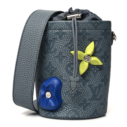 Louis Vuitton Taurillon Monogram Chalk Pouch Granite Gray 1 of 9