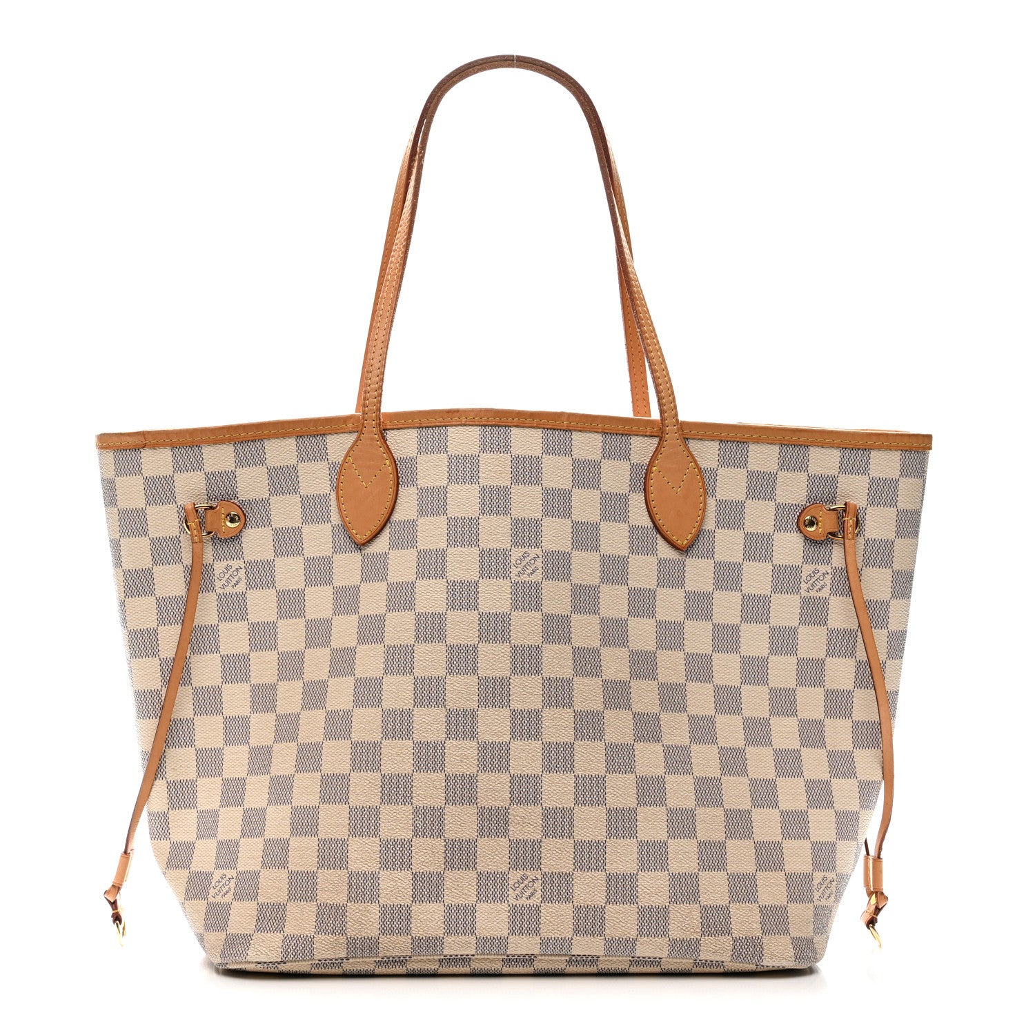 Louis Vuitton Damier Azur Neo Neverfull MM Rose Ballerine 1 of 15